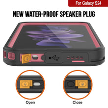 Cargar imagen en el visor de la galería, Galaxy S24 resistente al agua/ golpes/ nieve [serie Extrema] Funda protectora de pantalla delgada [rosa]
