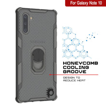 Cargar imagen en el visor de la galería, Funda Punkcase Galaxy Note 10 [Serie Magnetix 2.0] Cubierta transparente protectora de TPU con soporte [Gris]
