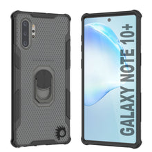 Load image into Gallery viewer, Funda Punkcase Galaxy Note 10 Plus [Serie Magnetix 2.0] Cubierta transparente de TPU protectora con soporte [negro].
