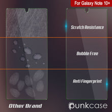 Cargar imagen en el visor de la galería, Punkcase Glass SHIELD Clear para Galaxy Note 10+ Plus es un protector de pantalla de vidrio templado de 0,33 mm de grosor y 9H de resistencia.
