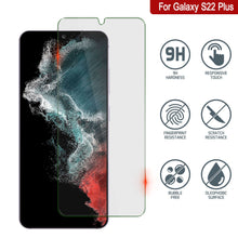 Load image into Gallery viewer, Galaxy S22+ Plus Clear Punkcase Glass SHIELD es un protector de pantalla de vidrio templado de 0,33 mm de espesor y 9H.
