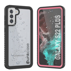 Galaxy S22+ Plus Water/ Shock/ Snowproof [Extreme Series] Slim Screen Protector Case [Pink] (Color in image: Pink)