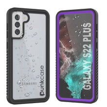 Cargar imagen en el visor de la galería, Galaxy S22+ Plus Water/ Shockproof [Extreme Series] Slim Screen Protector Case [Purple] (Color in image: Purple)
