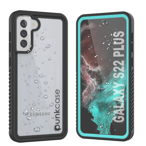Galaxy S22+ Plus Water/ Shock/ Snowproof [Extreme Series]  Screen Protector Case [Teal] (Color in image: Teal)