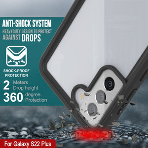 Galaxy S22+ Plus Water/ Shock/ Snowproof [Extreme Series]  Screen Protector Case [Teal] (Color in image: Red)