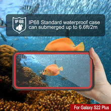 Cargar imagen en el visor de la galería, Galaxy S22+ Plus Water/ Shock/ Snowproof [Extreme Series] Slim Screen Protector Case [Red] (Color in image: Light Green)
