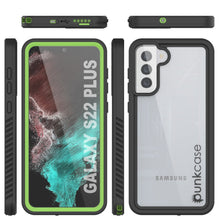 Cargar imagen en el visor de la galería, Galaxy S22+ Plus Water/ Shockproof [Extreme Series] Screen Protector Case [Light Green] (Color in image: Purple)
