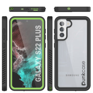 Galaxy S22+ Plus Water/ Shockproof [Extreme Series] Screen Protector Case [Light Green] (Color in image: Purple)