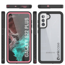 Cargar imagen en el visor de la galería, Galaxy S22+ Plus Water/ Shock/ Snowproof [Extreme Series] Slim Screen Protector Case [Pink] (Color in image: Purple)
