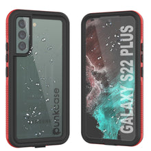 Load image into Gallery viewer, Galaxy S22+ Plus Waterproof Case PunkCase Ultimato Red Thin 6.6ft Underwater IP68 Shock/Snow Proof [Red] (Color in image: red)
