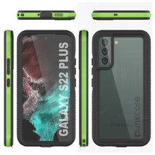 Load image into Gallery viewer, Galaxy S22+ Plus Waterproof Case PunkCase Ultimato Light Green Thin 6.6ft Underwater IP68 ShockProof [Green] (Color in image: purple)
