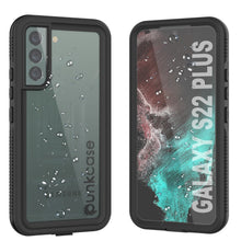 Load image into Gallery viewer, Funda impermeable Galaxy S22+ Plus PunkCase Ultimato, delgada y transparente, resistente a golpes/nieve de 6.6ft bajo el agua IP68 [Transparente].
