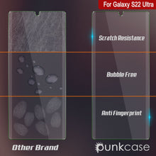 Load image into Gallery viewer, Galaxy S22 Ultra Black Punkcase Glass SHIELD Protector de Pantalla de Vidrio Templado de 0.33mm de Grosor y 9H de Dureza.
