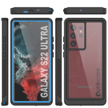 Cargar imagen en el visor de la galería, Galaxy S22 Ultra Water/ Shock/ Snow/ dirt proof [Extreme Series] Slim Case [Light Blue] (Color in image: Red)
