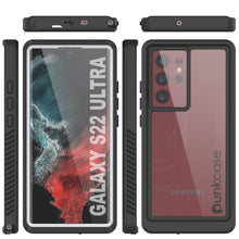 Cargar imagen en el visor de la galería, Galaxy S22 Ultra Water/ Shock/ Snow/ dirt proof [Extreme Series] Punkcase Slim Case [White] (Color in image: Red)
