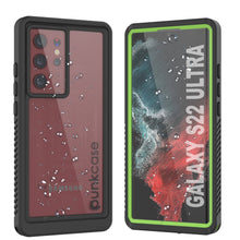 Cargar imagen en el visor de la galería, Galaxy S22 Ultra Water/ Shockproof [Extreme Series] Screen Protector Case [Light Green] (Color in image: Light Green)

