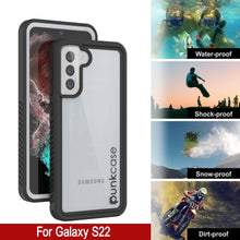 Cargar imagen en el visor de la galería, Galaxy S22 Water/ Shock/ Snow/ dirt proof [Extreme Series] Punkcase Slim Case [White] (Color in image: Light Green)
