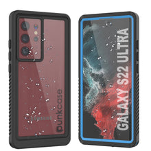 Cargar imagen en el visor de la galería, Galaxy S22 Ultra Water/ Shock/ Snow/ dirt proof [Extreme Series] Slim Case [Light Blue] (Color in image: Light blue)
