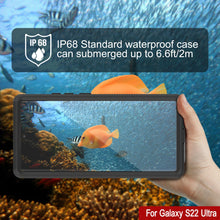 Load image into Gallery viewer, Funda Impermeable Galaxy S22 Ultra PunkCase Ultimato Transparente Delgada a Prueba de Agua IP68 a 6.6ft Submarina a Prueba de Golpes/Nieve [Transparente]
