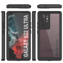 Load image into Gallery viewer, Funda Impermeable Galaxy S22 Ultra PunkCase Ultimato Transparente Delgada a Prueba de Agua IP68 a 6.6ft Submarina a Prueba de Golpes/Nieve [Transparente]
