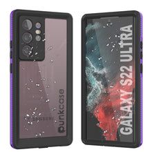 Load image into Gallery viewer, Galaxy S22 Ultra Waterproof Case PunkCase Ultimato Purple Thin 6.6ft Underwater IP68 Shock/Snow Proof [Purple] (Color in image: purple)
