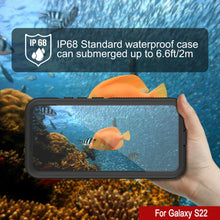 Cargar imagen en el visor de la galería, Galaxy S22 Waterproof Case, Punkcase Ultimato White Thin 6.6ft Underwater IP68 Shock/Snow Proof [White] (Color in image: teal)
