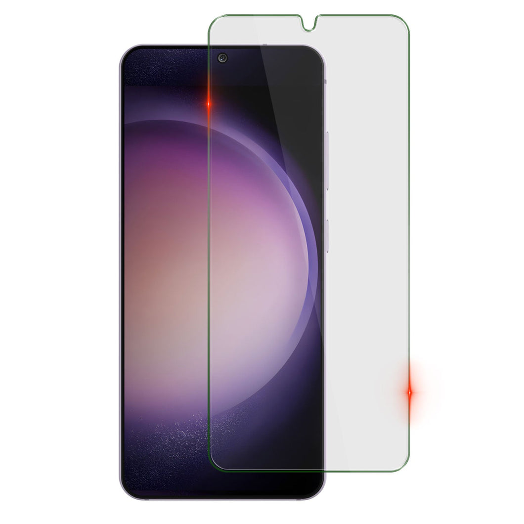 Galaxy S23 - Protector de pantalla de vidrio templado Clear Punkcase Glass SHIELD, 0,33 mm de grosor y 9H de dureza.