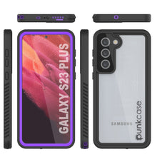 Cargar imagen en el visor de la galería, Galaxy S23+ Plus a prueba de agua y golpes [Serie Extreme] Funda protectora de pantalla delgada [Morado]
