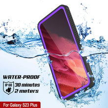 Cargar imagen en el visor de la galería, Galaxy S23+ Plus a prueba de agua y golpes [Serie Extreme] Funda protectora de pantalla delgada [Morado]
