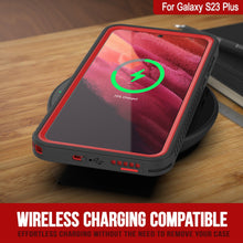 Cargar imagen en el visor de la galería, Galaxy S23+ Plus a prueba de agua/ golpes/ nieve [Serie Extrema] Funda protectora de pantalla delgada [Rojo]

