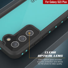 Cargar imagen en el visor de la galería, Funda al agua PunkCase StudStar Teal del Galaxy S23+ Plus, delgada, resistente a 6.6 pies sumergidos bajo el agua, resistente a golpes/nieve IP68.
