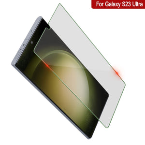 Galaxy S23 Ultra Funda Punkcase Glass SHIELD Protector de Pantalla de Vidrio Templado Negro 0.33 mm de Grosor Vidrio 9H