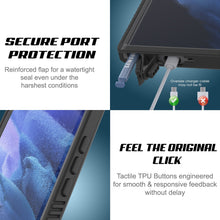 Load image into Gallery viewer, Galaxy S23 Ultra resistente al agua / a prueba de golpes [Serie Extrema] con protector de pantalla estuche [Negro]
