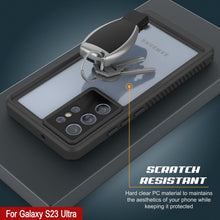 Load image into Gallery viewer, Galaxy S23 Ultra resistente al agua / a prueba de golpes [Serie Extrema] con protector de pantalla estuche [Negro]
