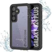 Load image into Gallery viewer, Funda impermeable para Galaxy S24+ Plus PunkCase StudStar transparente fina de 2 m sumergible IP68 a prueba de golpes y nieve
