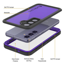 Load image into Gallery viewer, Funda impermeable para Galaxy S24+ Plus PunkCase StudStar Purple Thin 6.7ft Underwater IP68 a prueba de golpes y nieve
