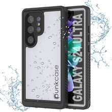 Load image into Gallery viewer, Funda impermeable para Galaxy S24 Ultra, Punkcase StudStar, delgada, blanca, de 6,6 pies, resistente al agua, IP68, a prueba de golpes y nieve
