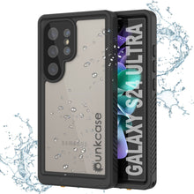 Load image into Gallery viewer, Funda impermeable para Galaxy S24 Ultra PunkCase StudStar transparente fina de 6,6 pies, resistente al agua IP68, a prueba de golpes y nieve
