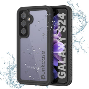 Funda impermeable para Galaxy S25 PunkCase StudStar transparente fina de 6,2 pies, resistente al agua IP68, a prueba de golpes y nieve