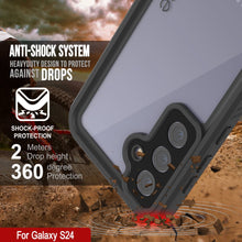 Cargar imagen en el visor de la galería, Galaxy S25 Case impermeable Punkcase Studstar transparente de 6.2 pies IP68 IP68 Choque/prueba de nieve
