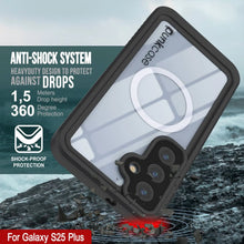 Cargar imagen en el visor de la galería, Funda impermeable para Galaxy S25 Plus, Punkcase [Extreme Mag Series] Armor Cover con protector de pantalla incorporado [blanco]
