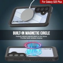 Cargar imagen en el visor de la galería, Funda impermeable para Galaxy S25 Plus, Punkcase [Extreme Mag Series] Armor Cover con protector de pantalla incorporado [blanco]

