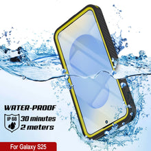 Load image into Gallery viewer, Funda impermeable para Galaxy S25, Punkcase [Extreme Mag Series] Armor Cover con protector de pantalla incorporado [amarillo]
