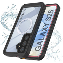 Load image into Gallery viewer, Funda impermeable para Galaxy S25, Punkcase [Extreme Mag Series] Armor Cover con protector de pantalla incorporado [rosa]

