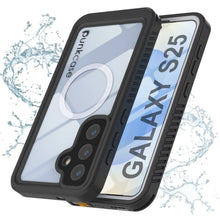 Load image into Gallery viewer, Funda impermeable para Galaxy S25, Punkcase [Extreme Mag Series] Armor Cover con protector de pantalla incorporado [blanco]
