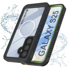 Load image into Gallery viewer, Funda impermeable para Galaxy S25, Punkcase [Extreme Mag Series] Armor Cover con protector de pantalla incorporado [Verde]
