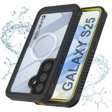 Load image into Gallery viewer, Funda impermeable para Galaxy S25, Punkcase [Extreme Mag Series] Armor Cover con protector de pantalla incorporado [amarillo]
