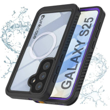Load image into Gallery viewer, Funda impermeable para Galaxy S25, Punkcase [Extreme Mag Series] Armor Cover con protector de pantalla incorporado [morado]
