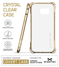 Cargar imagen en el visor de la galería, S7 Edge Case, Ghostek® Covert Gold Series Premium Impact Cover | Lifetime Warranty Exchange (Color in image: clear)
