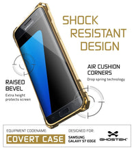 Cargar imagen en el visor de la galería, S7 Edge Case, Ghostek® Covert Gold Series Premium Impact Cover | Lifetime Warranty Exchange (Color in image: space gray)

